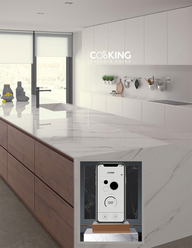 Table de cuisson à induction INVISIBLE intégrée Surface de cuisson