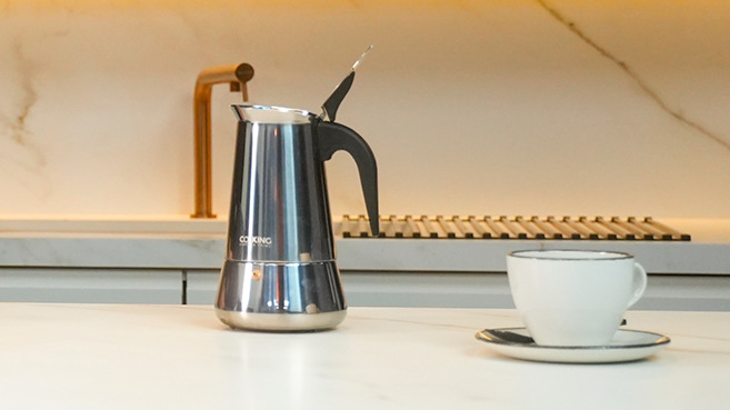 Cooking Surface lanza la nueva cafetera MOKA para su placa de inducción 100% invisible