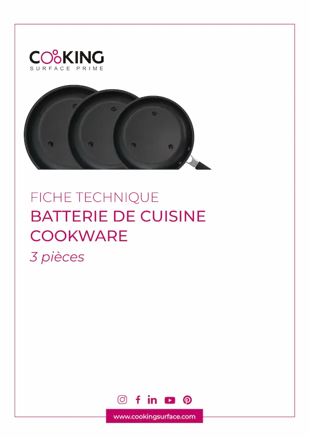 Portada FICHE TECHNIQUE COOKWARE 3P