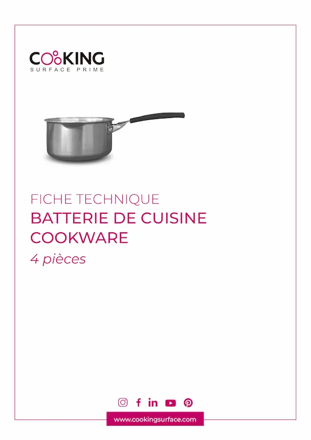 Portada FICHE TECHNIQUE COOKWARE 4P