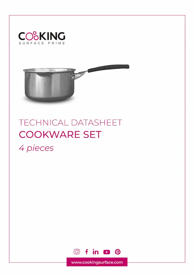 Portada TECHNICAL DATASHEET COOKWARE 4P