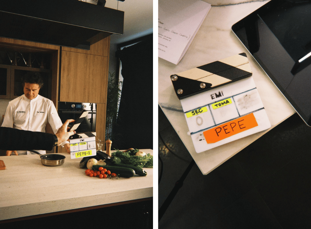 Set de grabación shooting Pepe Rodríguez