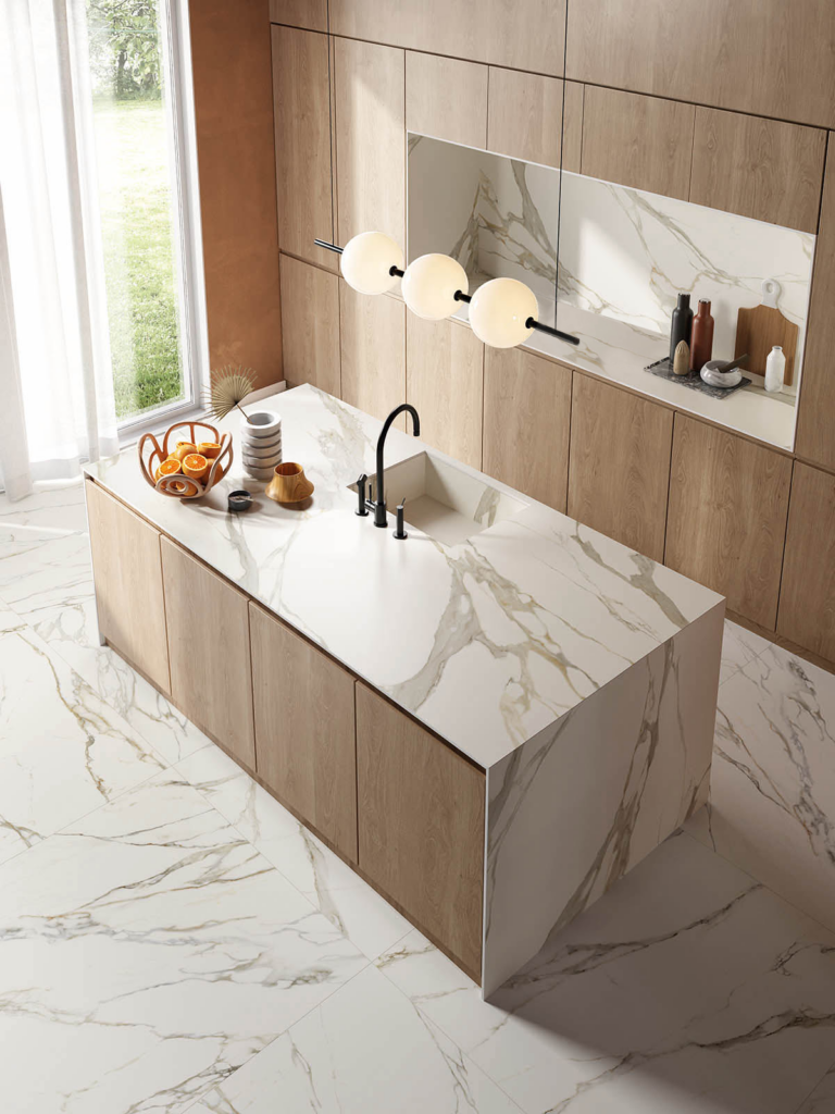 calacatta michelangelo kitchen