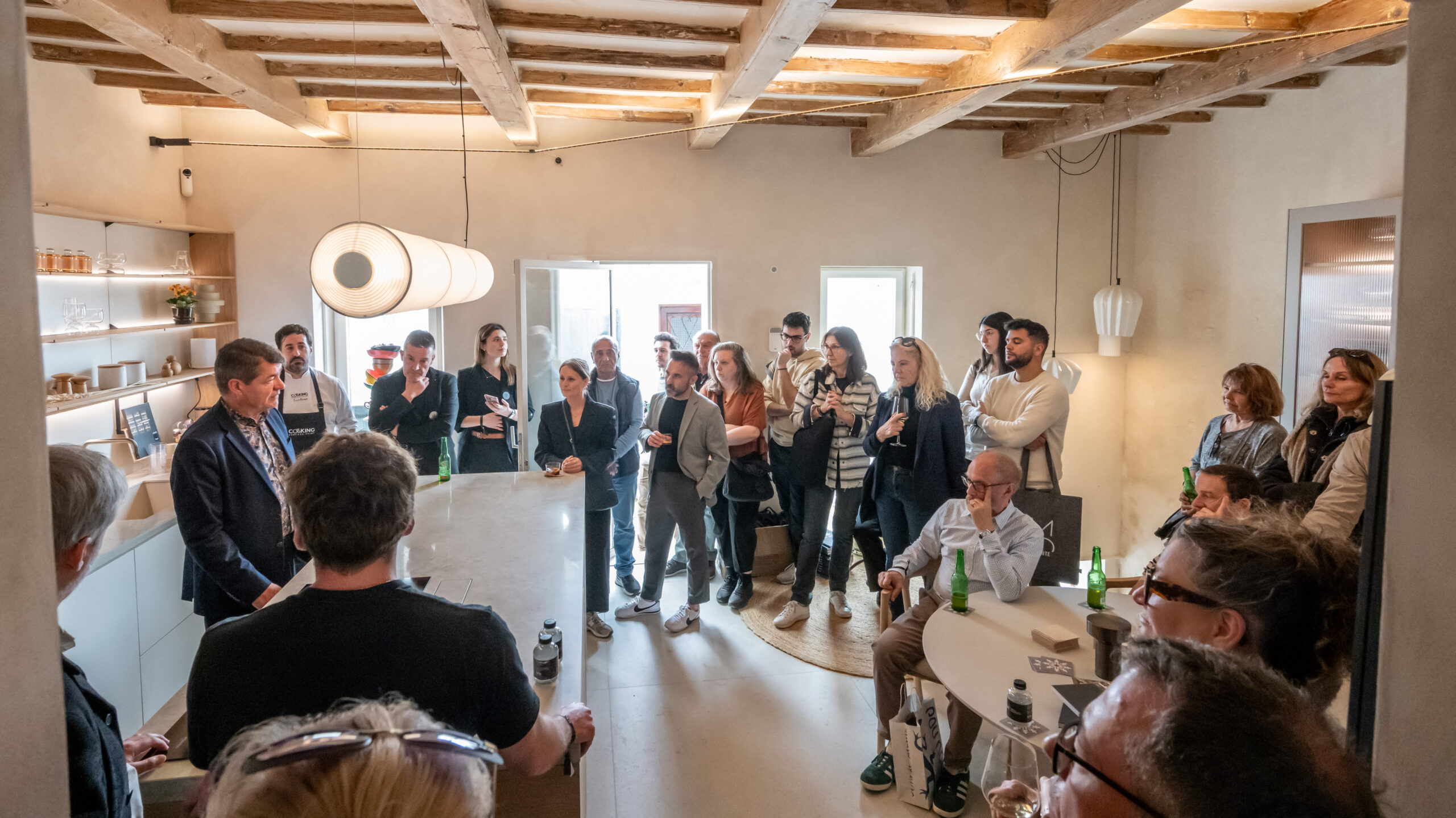 Showcooking inauguración showroom Menorca