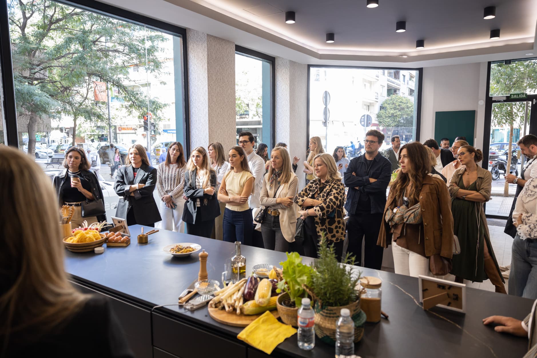 Participantes en evento showcooking Cooking Surface en Madrid