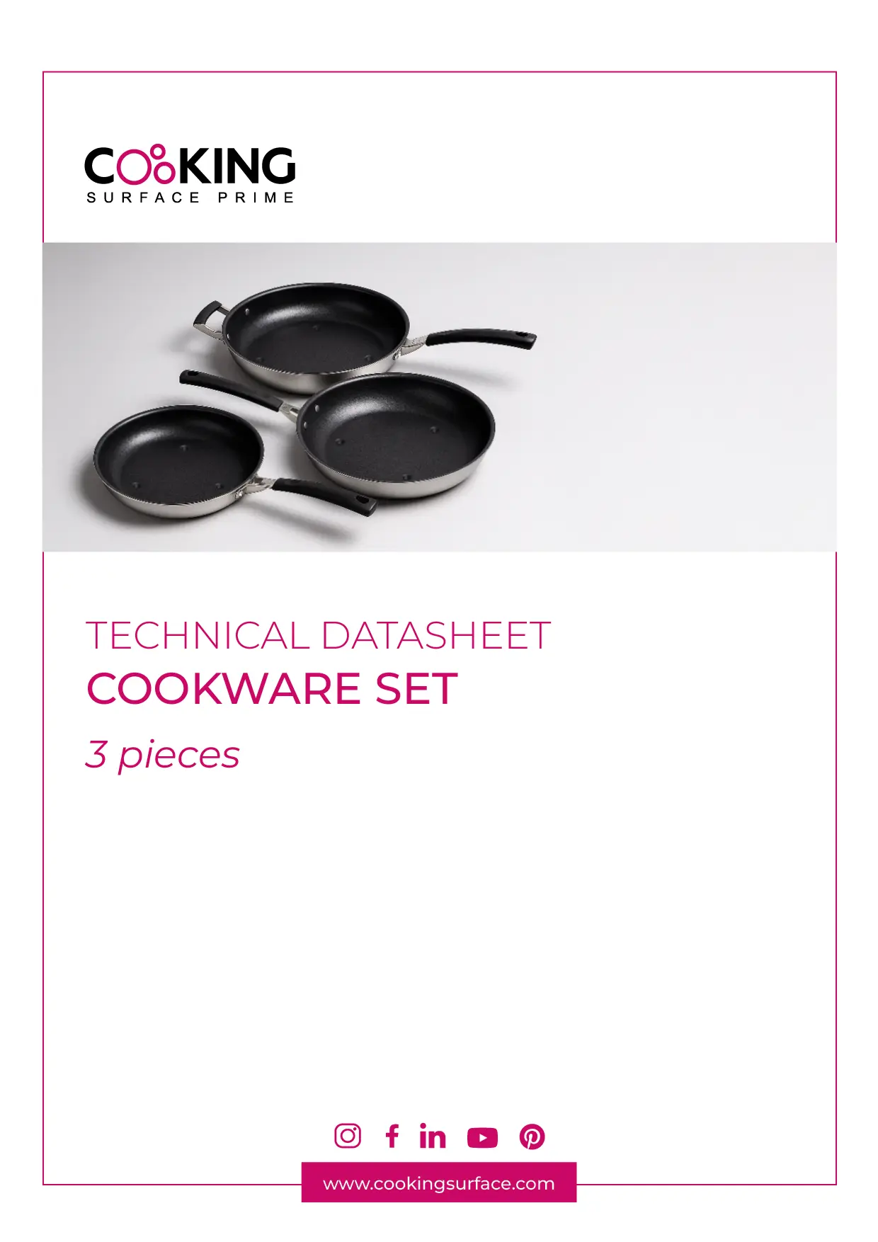 TECHNICAL DATASHEET COOKWARE 3P