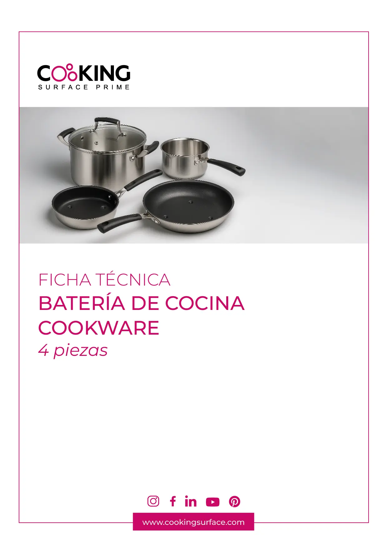 p FT COOKWARE 4P