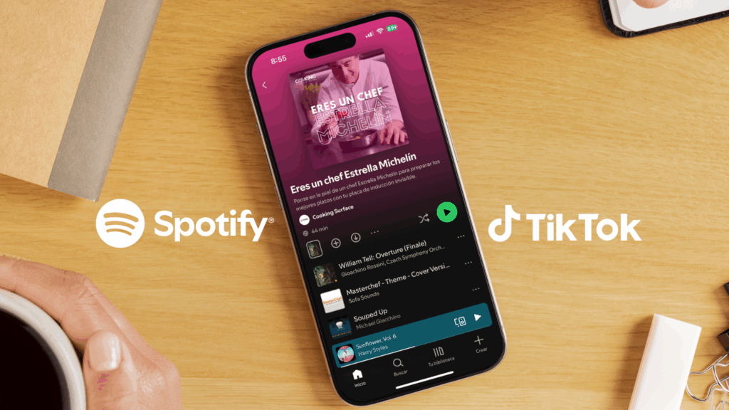 Cooking Surface en TikTok y Spotify