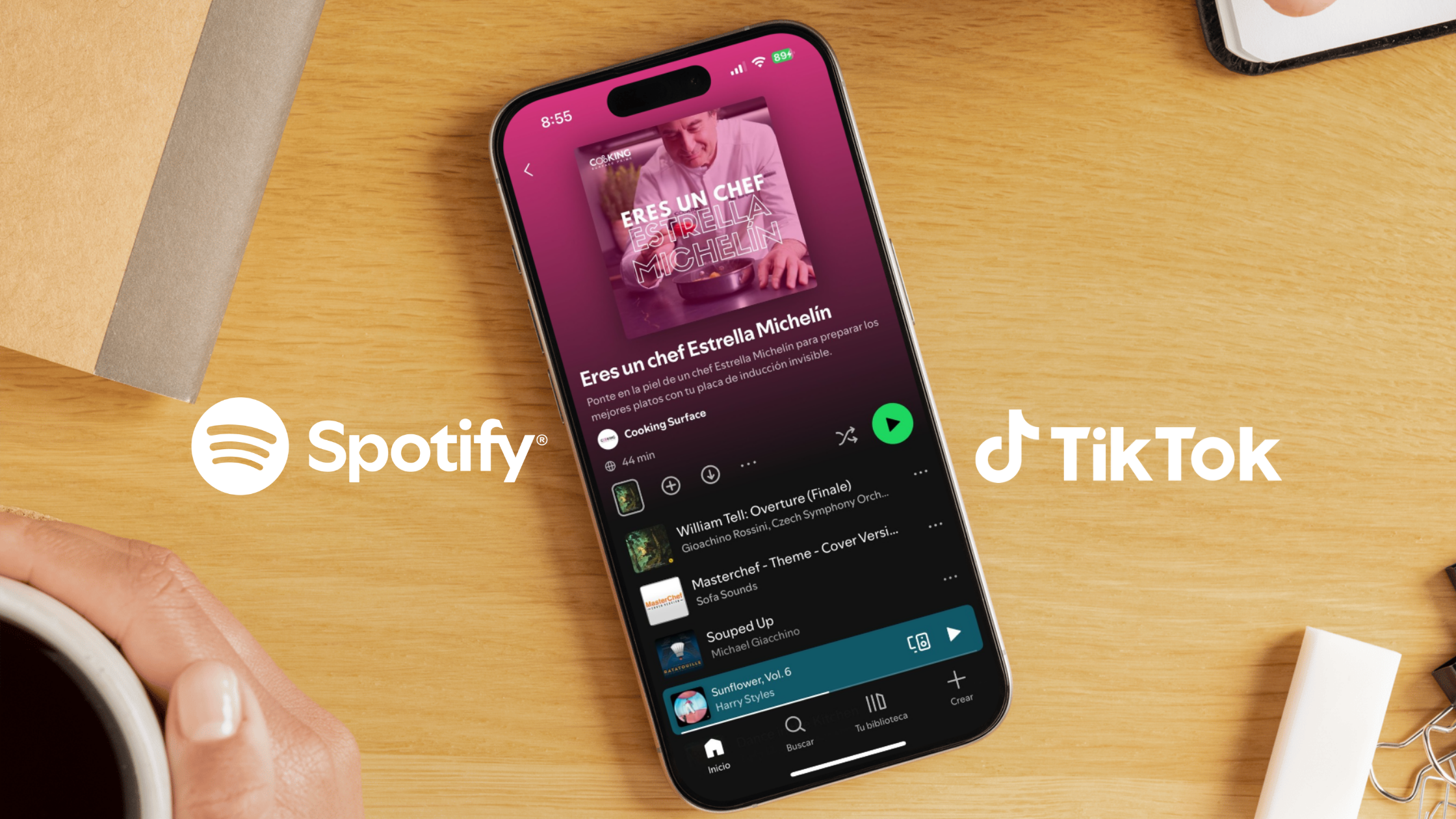 Cooking Surface en TikTok y Spotify