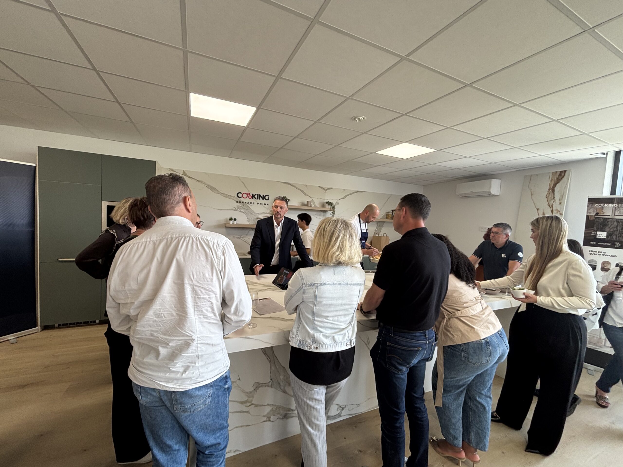 Showcooking inauguration Bordeaux Cooking Surface France