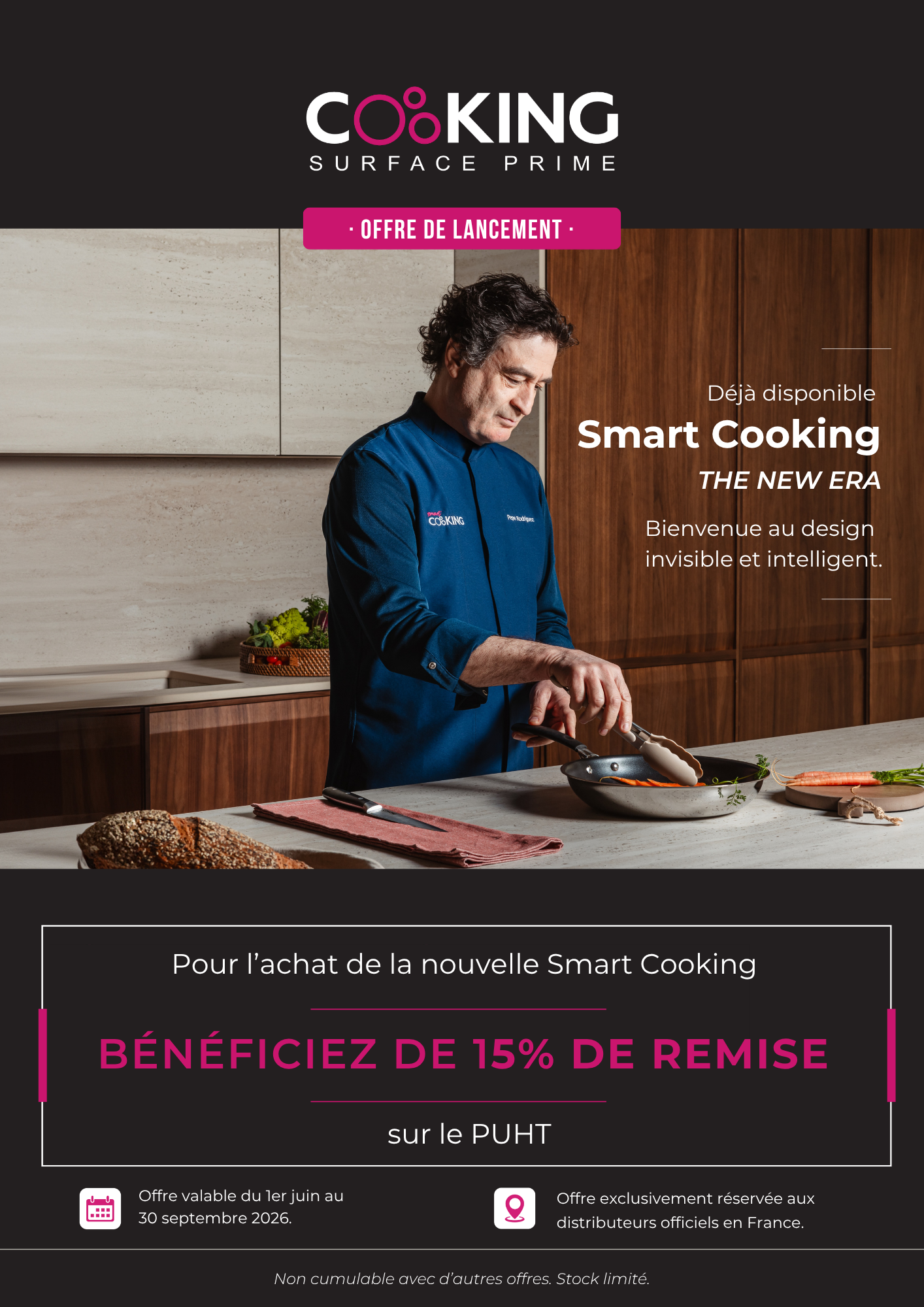 Offre de lancement Smart Cooking 15 %