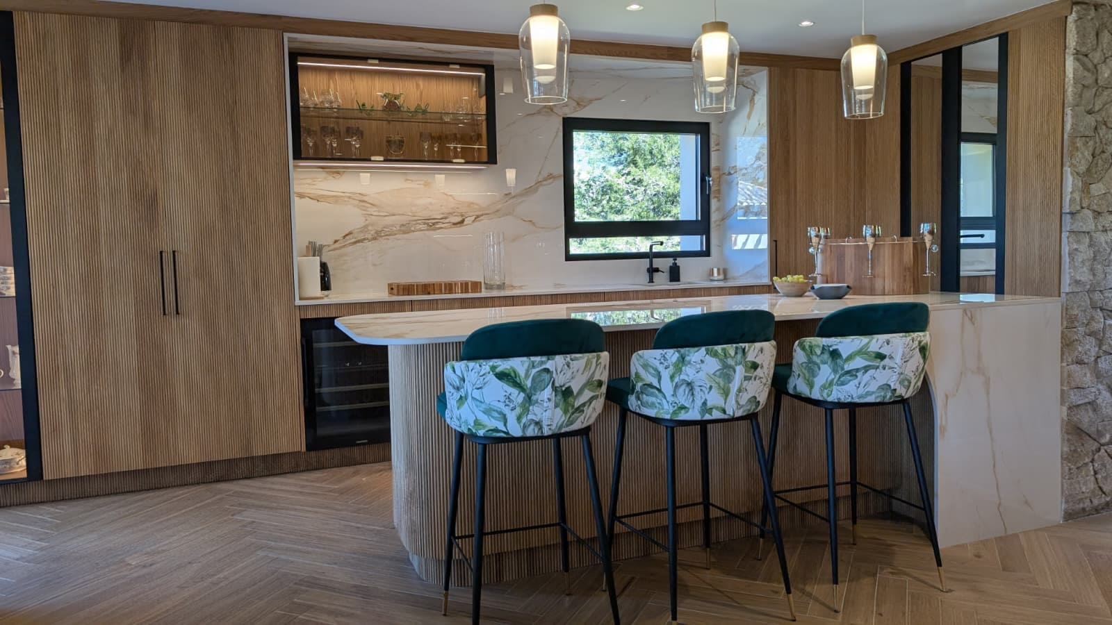 cocina de lujo moderna