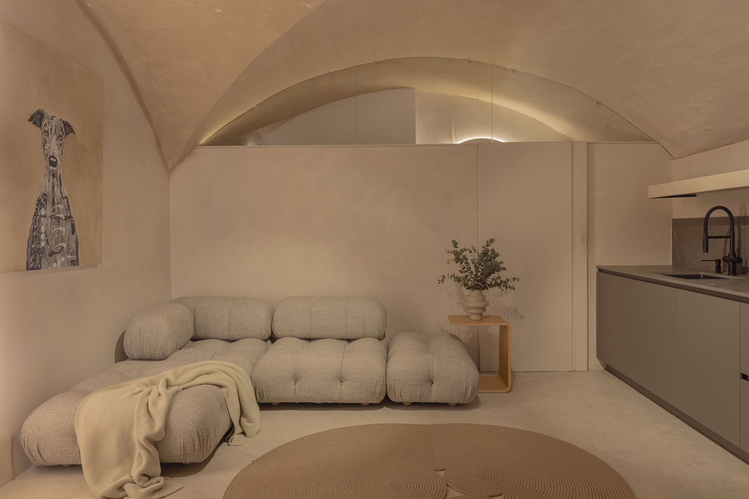 Planta subterránea de Clysa Menorca, con la inducción invisible de Cooking Surface.