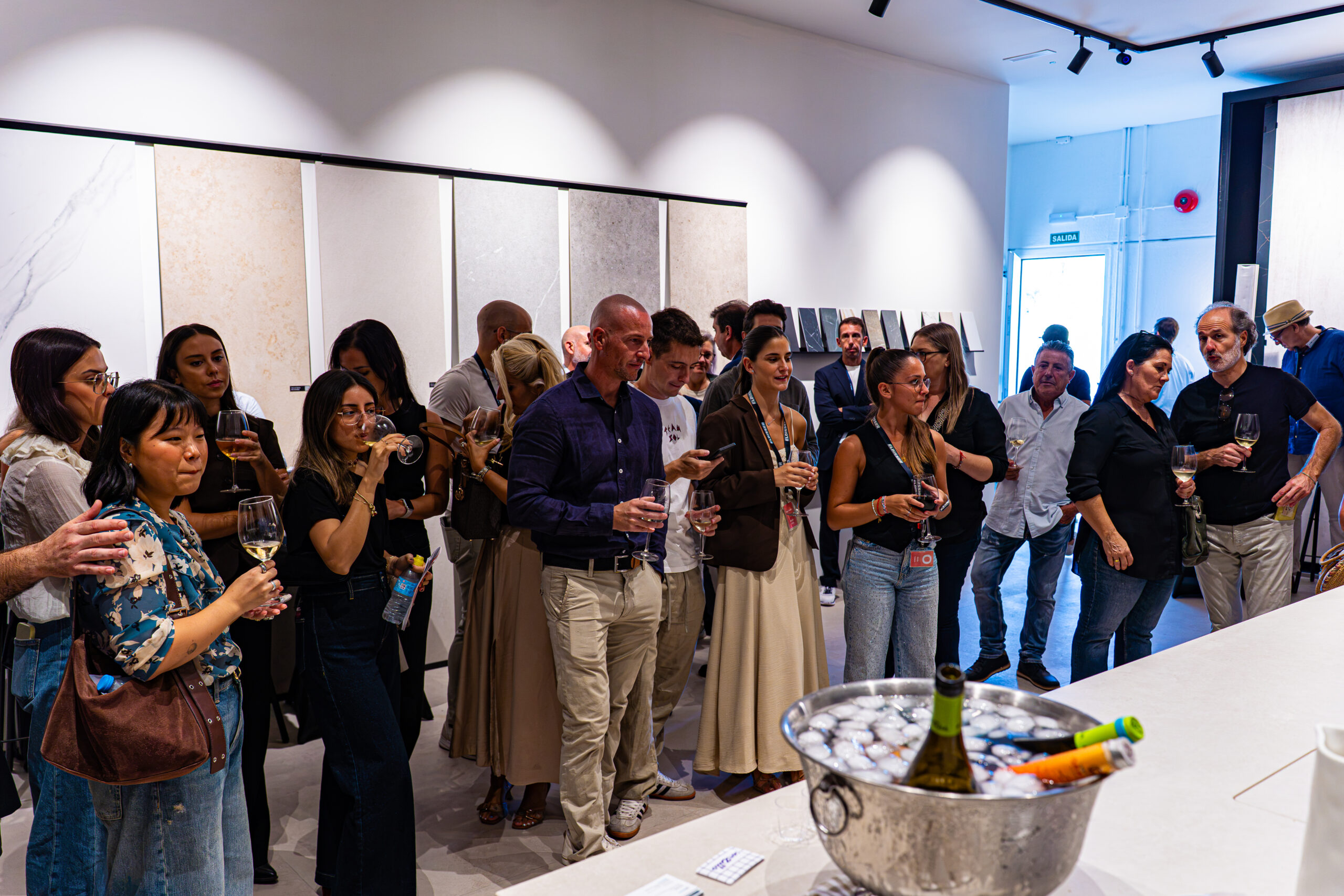 Showcooking durante los open days en el nuevo showroom de Cooking Surface